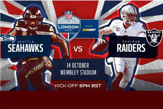 Oakland Raiders v Seattle Seahawks at Wembley Stadium